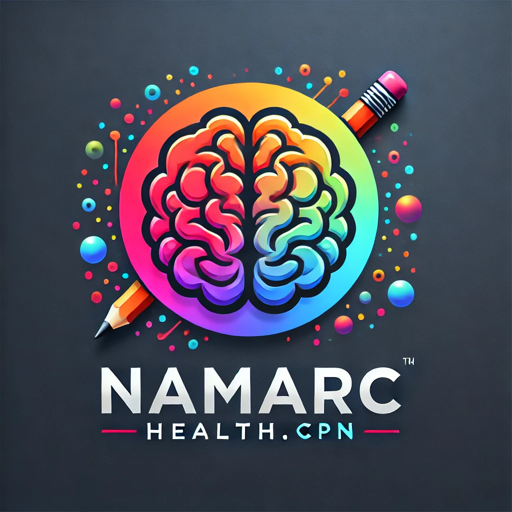 DALL·E 2024-08-05 00.36.50 - Design a logo for NAMARCHEALTH.CPN, a tech startup in the mental health and substance abuse therapy industry. The logo should incorporate a brain symb